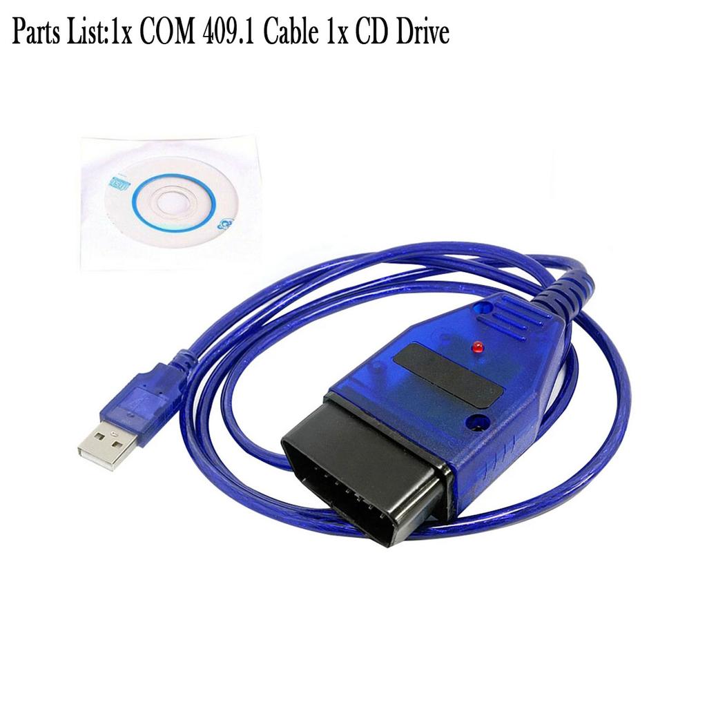 OBD2 автомобильный диагностический vag com интерфейсный кабель COM 409.1 кабель автоматический сканер инструмент совместим с A2/A3/A4 кабриолет