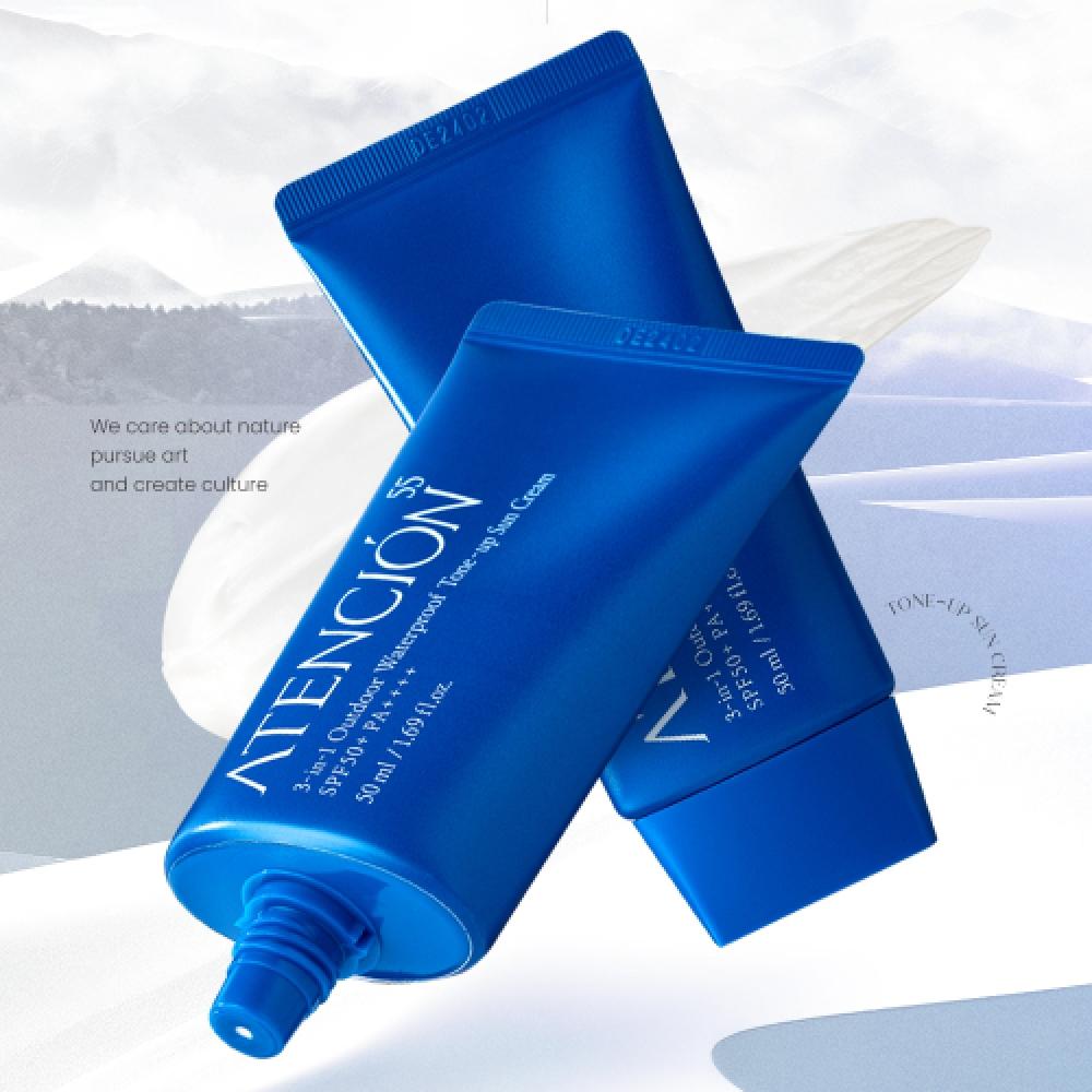 Atenci N55 Attension 55 Outdoor Водонепроницаемый тонизирующий солнцезащитный крем