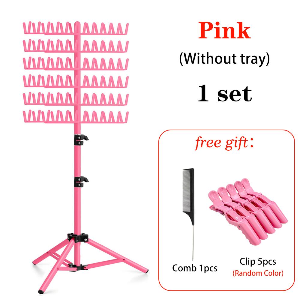 Nunify Hair Rack For Braiding 144 Pegs Divider For Separator Stand Display Braiding Hair Rack Standing Extension Holder Hanger