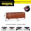 Carbonized Wood Flower Trough: Outdoor Anti-Corrosion Garden Planter Box for Balconies and Roads