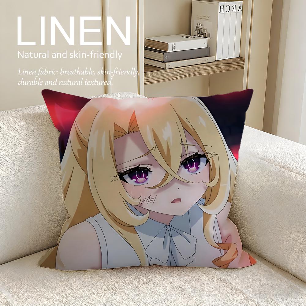 Playing Death Games to Put Food on the Table Cushion Cover Linen Decorative PillowcaseBreathable Washable Sofa Cushion Cover