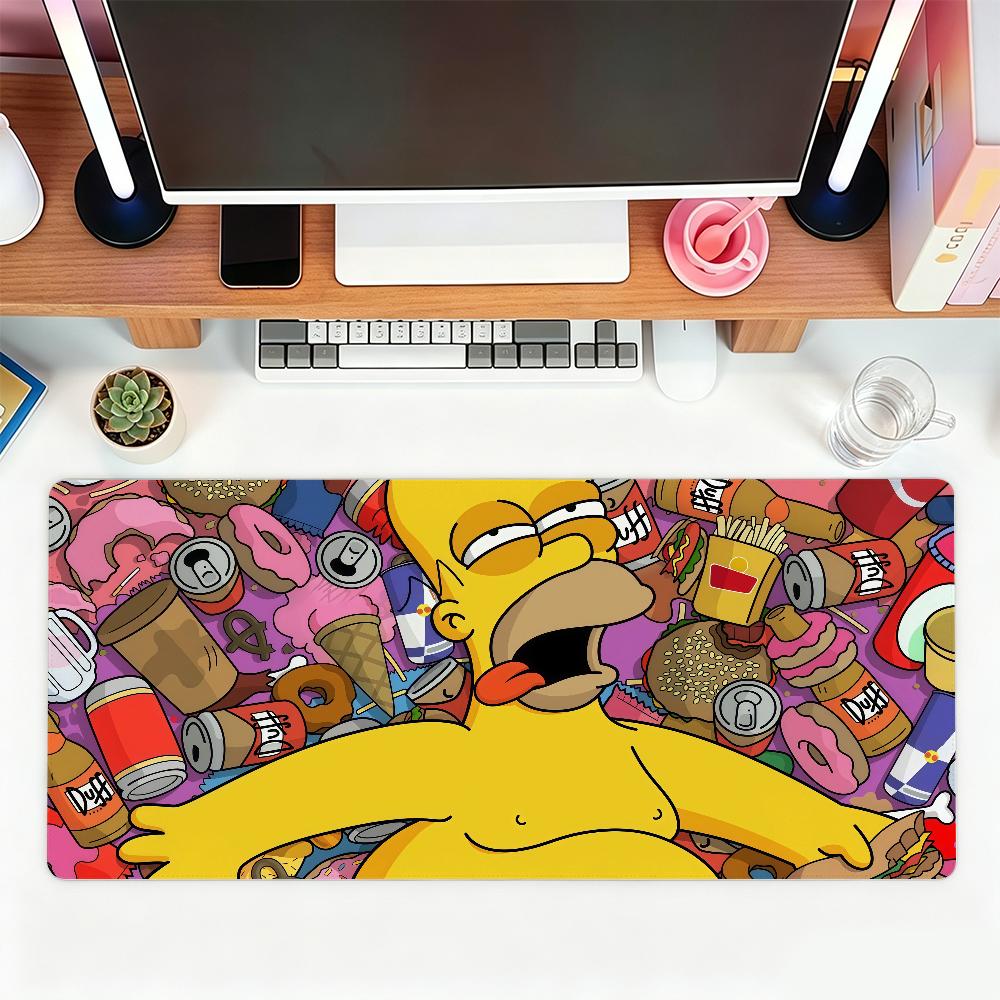 The Ssimpsons Cartoon Mouse Pad For Office Gaming And Keyboards NonSlip Large Waterproof