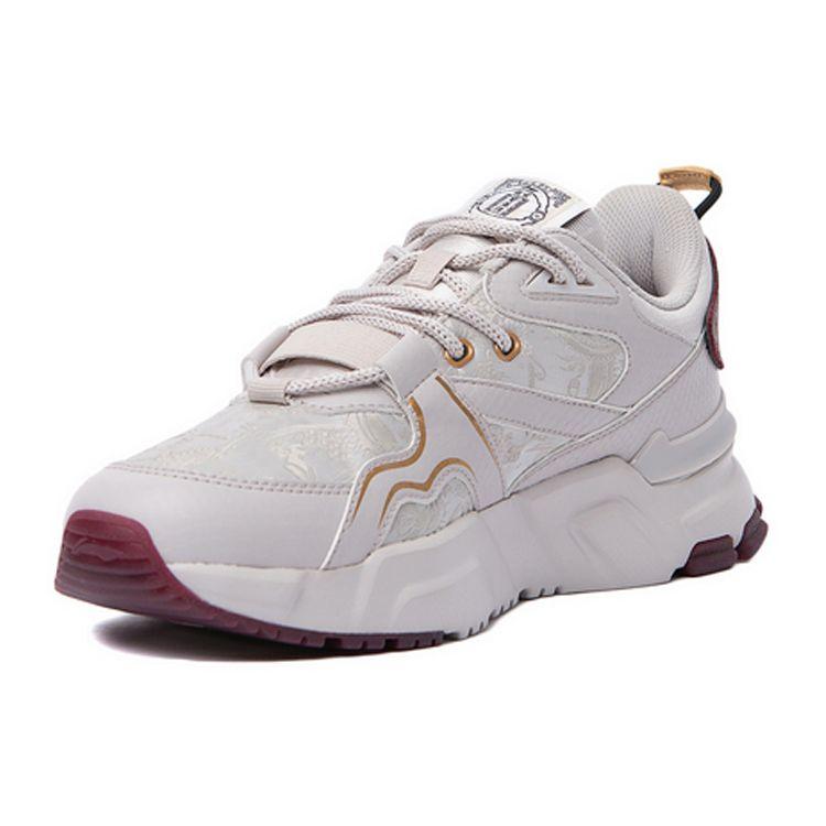 Li Ning 001 Journey Support легкие низкие спортивные повседневные туфли мужские кроссовки Wind-Bell-серые AGCQ379-1