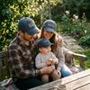 Pack of 1 parent-child matching MAMA letter embroidered baseball cap washed cotton adjustable hat Set for Mother's Day for Parent-Child Outdoors