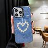 Мягкий чехол для телефона с ретро-джинсовым узором для iPhone 15 16 17 Pro Max 17Air 16E 14 Plus 13 12 Mini Ударопрочная задняя крышка