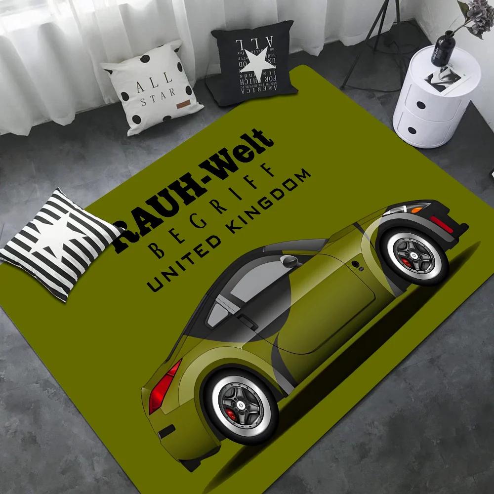 Японский Спортивный Автомобиль Jdm RWB 911 964 933 Окрашенный Входной Коврик для Двери Нордический Стиль Домашний Коврик для Двери Ванная-Туалет Коврики Спальня Декор Коврик