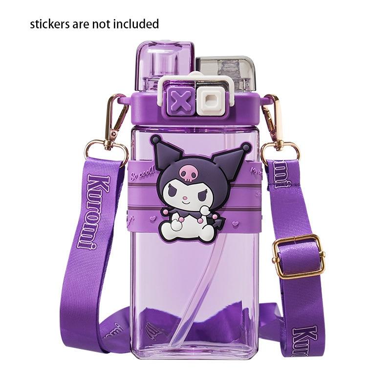 Unique Kuroko Children's Water Bottle With 3d Cartoon Figures And Straw