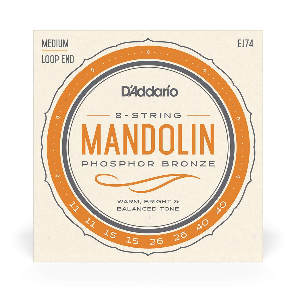 Mandolin String Phosphor Bronze Medium EJ74 D'Addario .011-.040 []