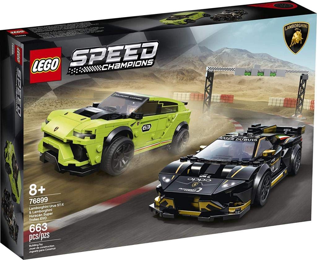 LEGO Speed Champion Lamborghini Urus Huracan Super Trofeo EVO 76899 ST-X &