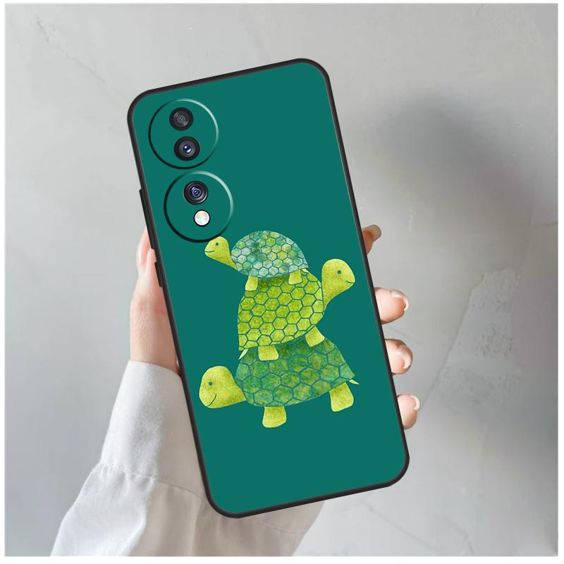 Милая Морская Черепаха Для Huawei P20 P30 P40 P50 P60 Pro P Smart Z Nova 5T Honor 70 50 X8 X9 a Magic 5 Lite Чехол