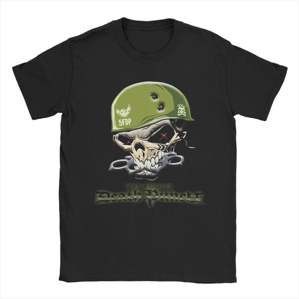 Unisexs TShirt 5FDP Five Finger Death Punch Jekyll and Hyde Amazing Cotton Tee Shirt Short Sleeve  T Shirts Crew Neck Tops Summer