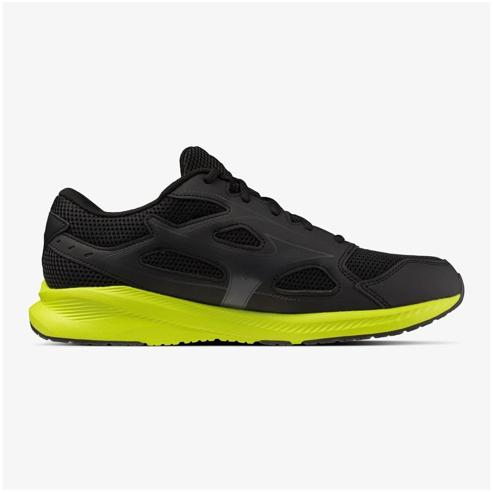 Mizuno Maximizer 26 Running Shoes Black Charcoal Lime 25.5 cm 3E Sports Sneakers