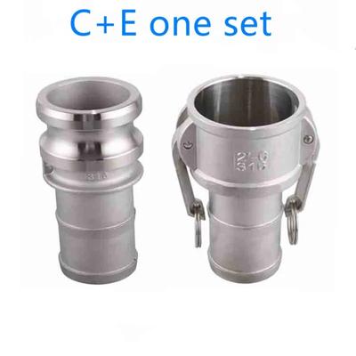 C+E один комплект адаптеров для фитингов Camlock Homebrew из нержавеющей стали 304, быстроразъемная муфта 1/2"3/4"1” 1-1/4"1-1/2"