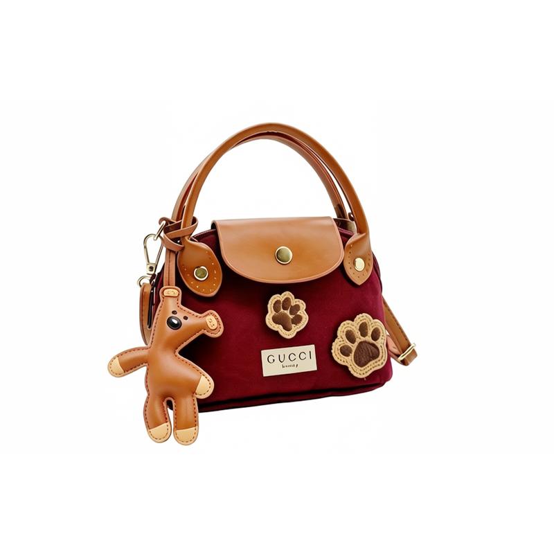 Gucci Косметичка в стиле DIY Мишка Гэми Милая и Сладкая Для поездок на работу Свиданий Наплечная Регулируемая Красная Портативная мишки гамми мишки гамми