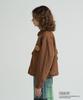 AVIREX Denim Work Jacket Peanuts Brown Women's 783-5252609