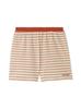 Colorful Striped Shorts PWCP242267 Red Women's