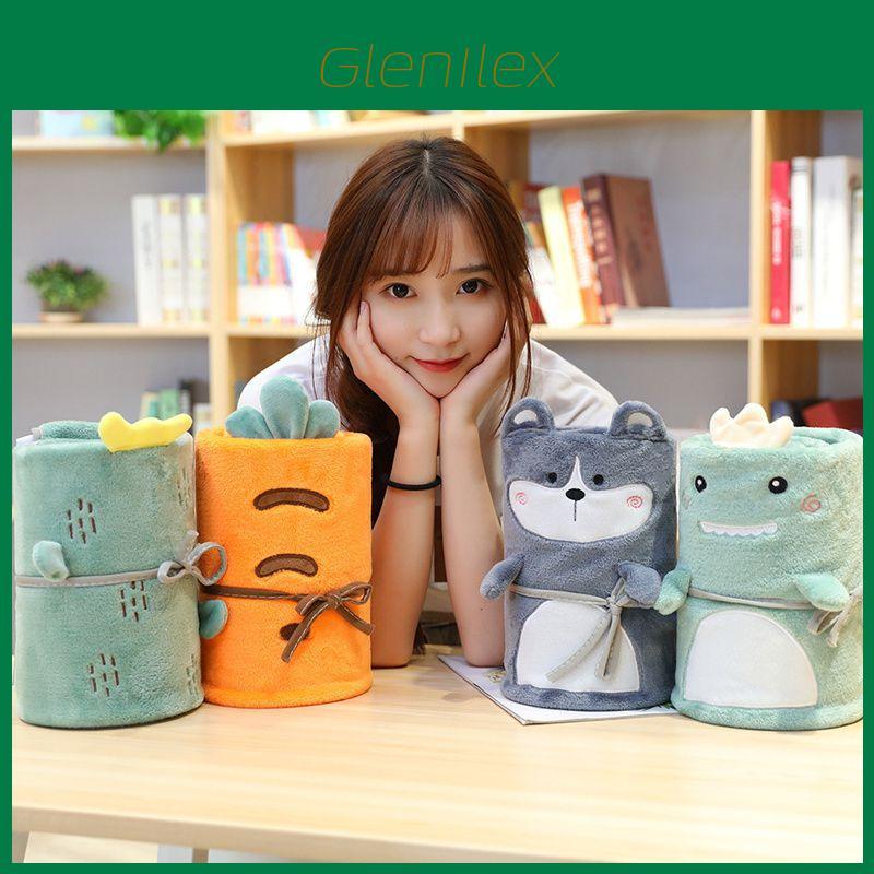 Unique Cartoon Animal Air Conditioning Blanket In Dinosaur Shape Perfect For Naps