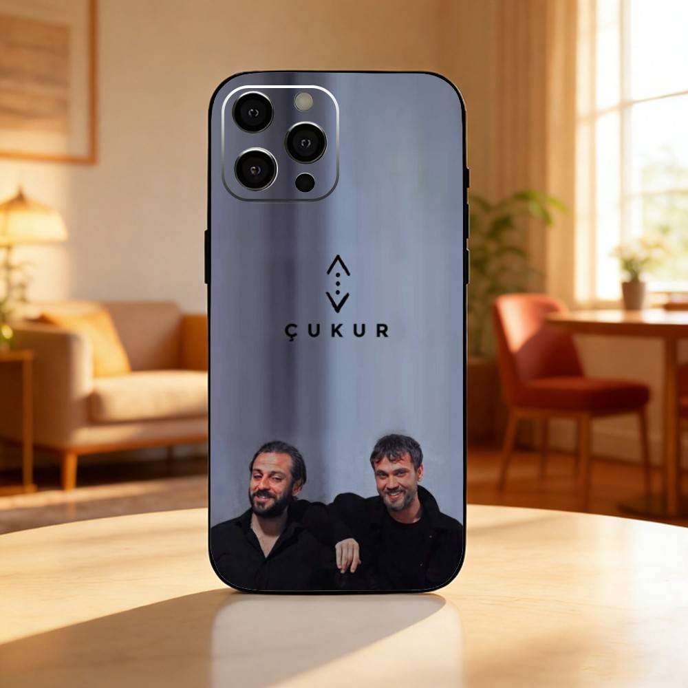 Турция C-Cukur Show TV Чехол для телефона для iPhone 17, 16, 15, 14, 13, 12 Plus, Max Мягкий силиконовый черный чехол