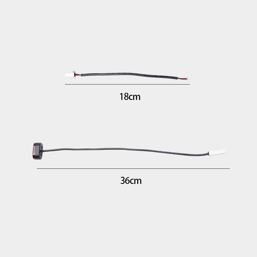 Taillight Smart Tail Cable Direct Fit Electric Scooter Parts Light Battery Line Foldable Resistant for Xiaomi M365 Pro