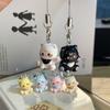 1Pc Cartoon 3D Kitten Phone Chain Resin Cat Keychain Student Cute Bag Pendant Anti Lost Phone Lanyard Strap Women Girls Gift