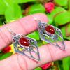 Natural Red Carnelian Gemstone 925 Sterling Silver Gift Earring 2.32" O0q71