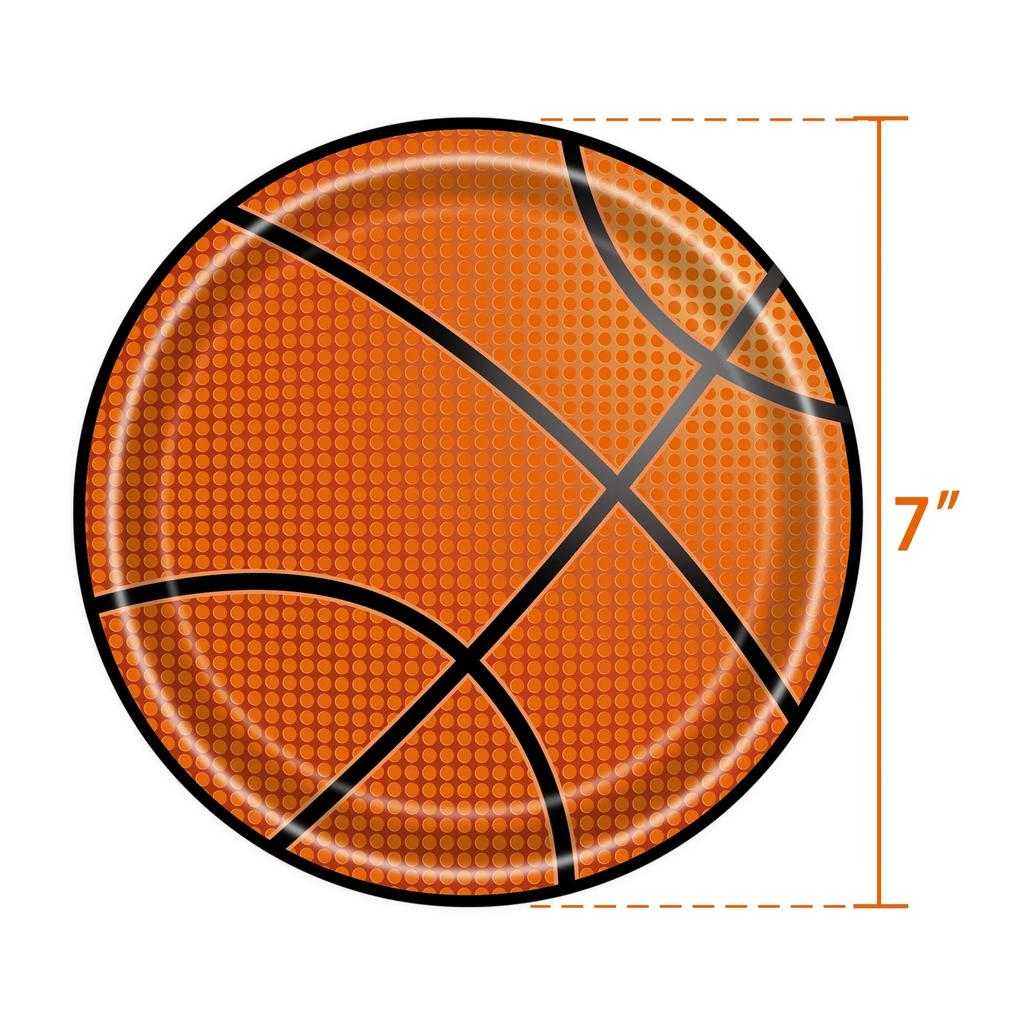 Баскетбольная вечеринка одноразовая посуда Baketball спортивные тарелки салфетки мальчики Happy Sports тема баскетбол день рождения принадлежности