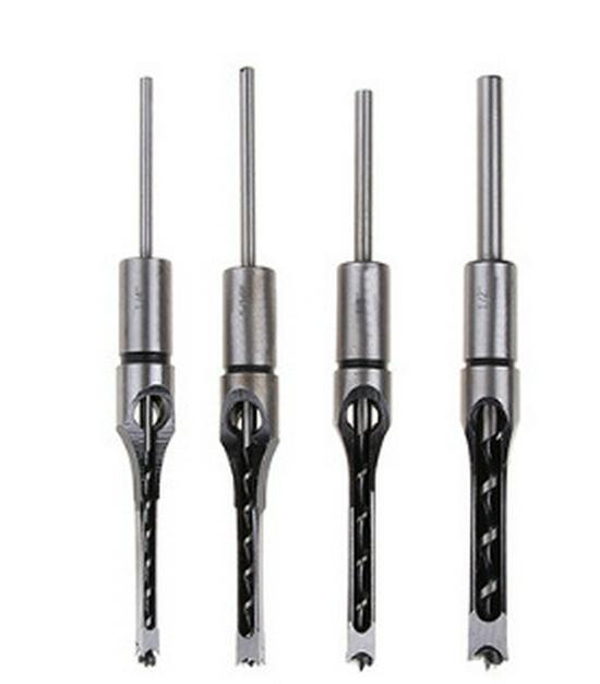 Премиальный британский удлиненный деревообрабатывающий шипорезный станок с 4 сверлами для квадратных отверстий