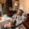 Womens Faux Fur Coat Young Style Fluffy V-Neck Winter Outerwear