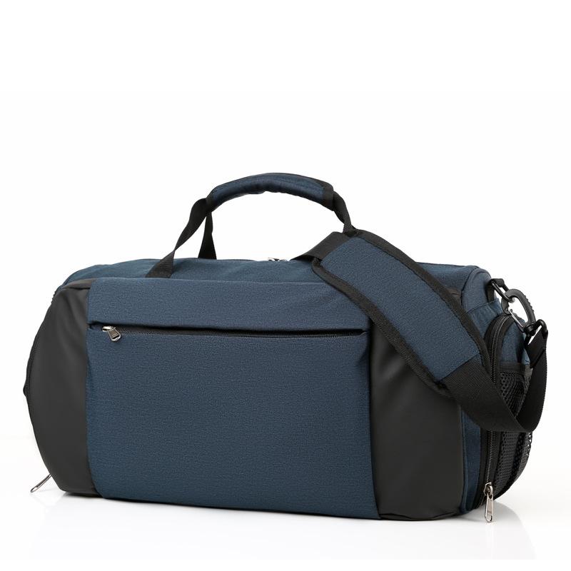 Модная портативная спортивная дорожная сумка на открытом воздухе. Практичная независимая сумка для обуви. Дорожная сумка. Разделительная сумка для сухого и влажного багажа. Цилиндрический туристический бизнес-пакет.