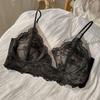 Soft cat claw cup women's underwear bra sexy lace new girl pure desire wind seamless comfortable French