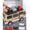 Масштаб 1/24 Mitsubishi Delica Внедорожник Полный привод Минивэн Литой сплав Металлическая модель автомобиля Звук и свет Классическая симуляция Коллекционные