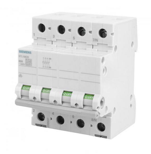 Modular switch disconnector 63A 3P+N 400V 5TL1663-0