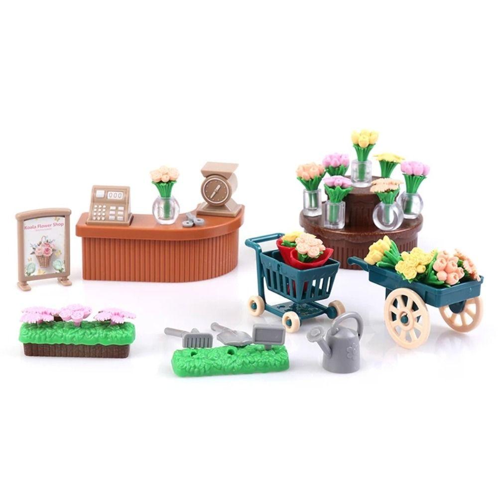 Спальня Гостиная Миниатюрная мебель Микромодель Мини-мебель Игрушки Аксессуары для кукольного домика