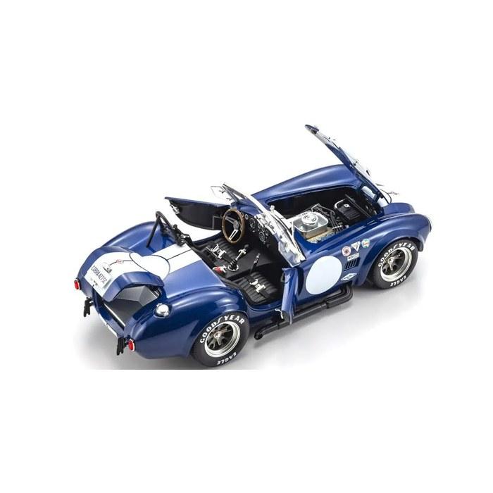 Kyosho 1/18 Shelby Cobra 427S/C (Синяя/Белая полоска) KS08048BLMW