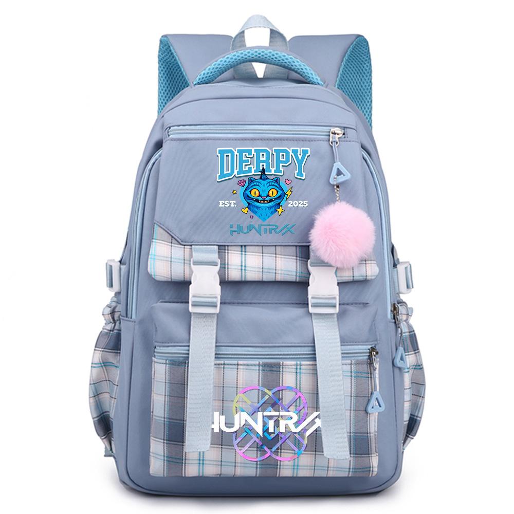 Cartoon Anime K-Pop Demon Hunters Printed Large Capacity Backpack for Teenger Student Bookbag Girl Boy Schoolbag Bookbag Women Waterproof Travel Bag