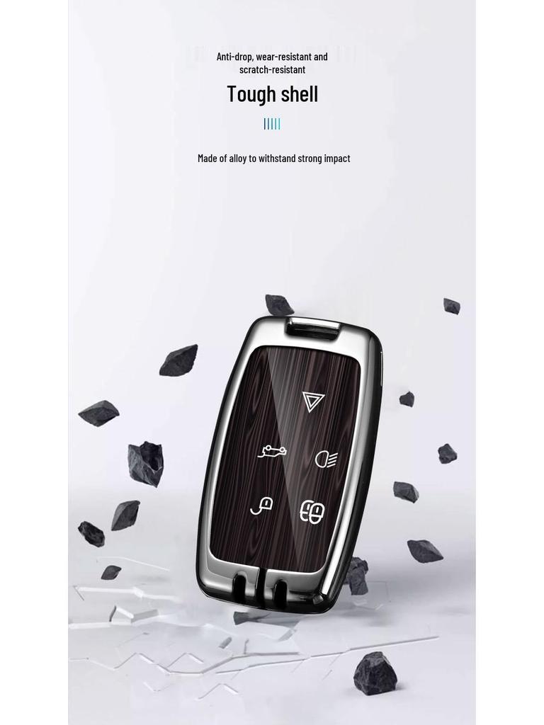 23 Jaguar XFL/XEL/F-Pace/XJL/F-Type/E-Pace Key Case with Metal Buckle for Men & Women