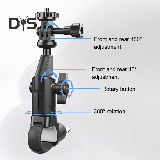 Крепление для экшн-камеры на руль велосипеда Insta 360 X2 X3 X4, вращающееся на 360 градусов, держатель для спортивной камеры на руль мотоцикла и велосипеда