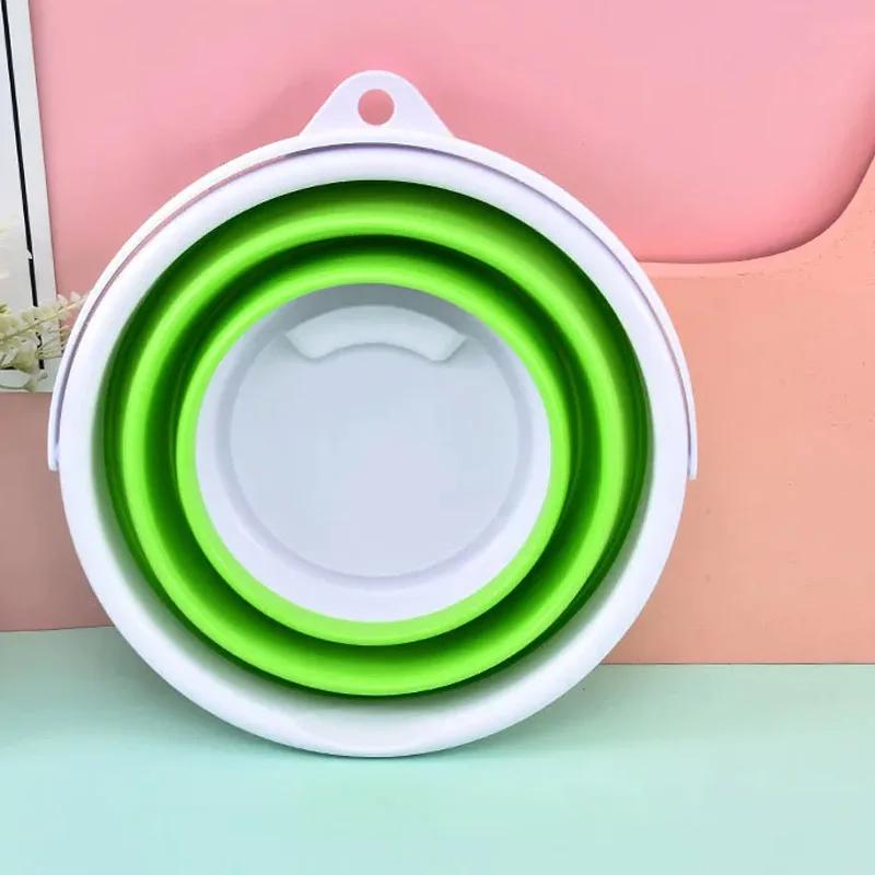 Practical Collapsible Bucket Plastic Home Car Wash Portable Small Bath Art Storage Water Station Wagon Fishing Outdoors