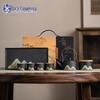 7-предметный расписной керамический набор для китайской чайной церемонии (Гунфу Ча)