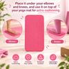 13.4*6.7in Small Planks Workout & Knee Pad TPE Exercise Mat Premium Cushion Pad  Home Gym Use