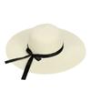 Women Floppy Straw Foldable Big Wide Brim Sun Hat Straw Cap Summer Bow Cap Beach Hat
