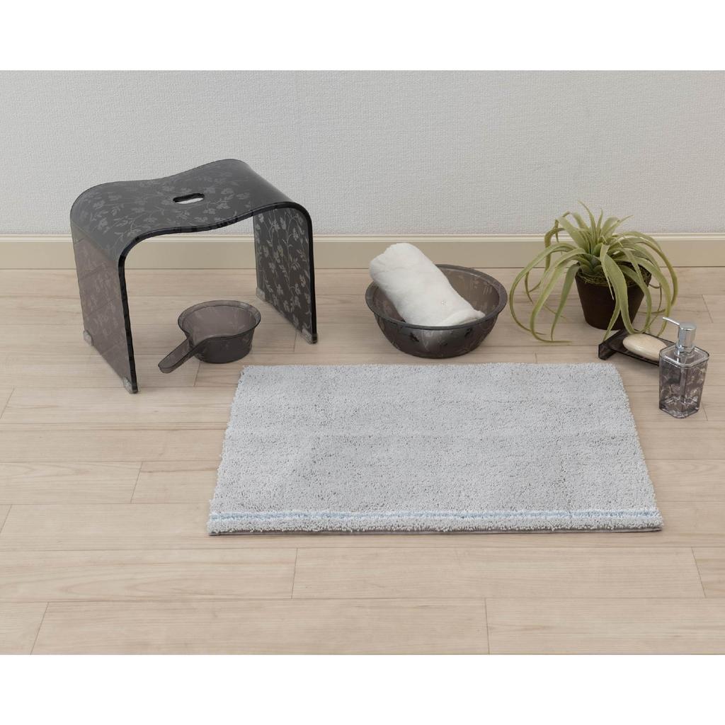 Senko SDS Tornado R Ванна 50 x 70 Удобный продукт 16493 Коврик, Прибл.. см, Серый, Впитывающий, Быстросохнущий, Антибактериальный, Устойчивый к запаху, Под ногами,