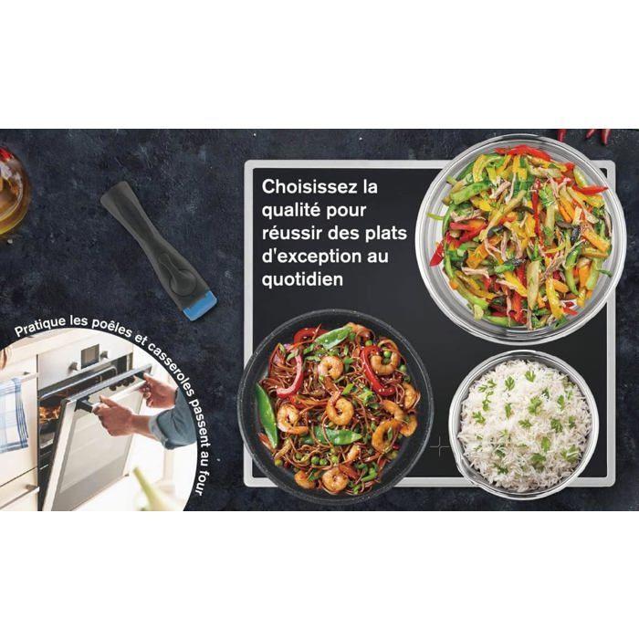 Arthur Martin AM0025 Batterie de cuisine amovible 10 pièces Acier Inoxydable Casserole avec bec verseur Poignée amovible tous fe63