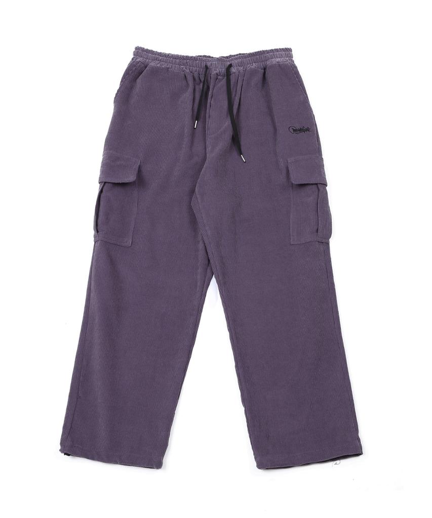 ARCANE FUNK Corduroy Cargo Wide Pants Purple