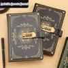A5 100 листов Журнал Блокнот с замком Обложка с цветами Запираемый Дневник секретов Студенты