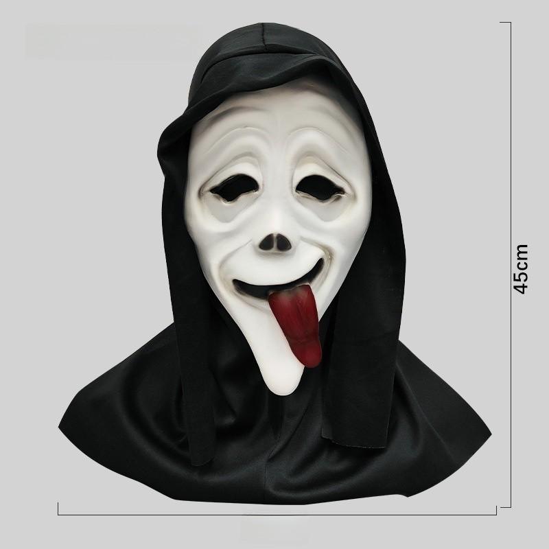 Creepy Scream Face Mask Collection Halloween Costume Latex Scary Props For Parties