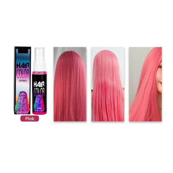 30 мл одноразовая краска для волос в спрее быстросохнущая натуральная растительная краска для мужчин и женщин временная мгновенная краска для волос краситель для Хэллоуина косплей вечеринка макияж реквизит