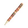 Corale Ballpoint Pen Wooden Made In Japan Kobo Oil Based Black Cross Type Skateboard Multicolor Writing Instrument 0.7