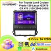 Для Toyota Land Cruiser Prado 120 Lexus GX470 GX 470 J120 2002-2009 Навигация GPS Android Автомагнитола Мультимедийный плеер Стерео wifi+4G Carplay Авто видео