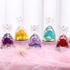 Mothers Day Mom Gifts for Women Preserved Flowers in Glass Angel Forever Flowers Gifts Eternal Roses Gifts for Grandma, Light Purple